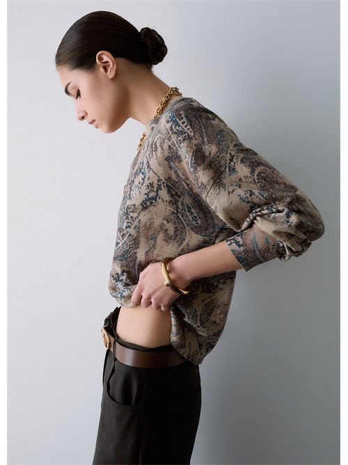 Maglia con scollo a V LIU JO | WF6311MA52S/L9303